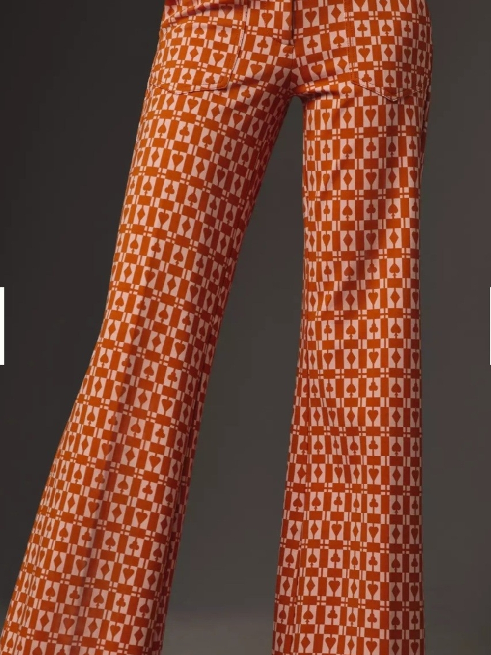 Anthropologie Maeve "The Naomi" High-Rise Wide-Leg Flare Pants Sz 4 RetroStyle - Picture 2 of 11